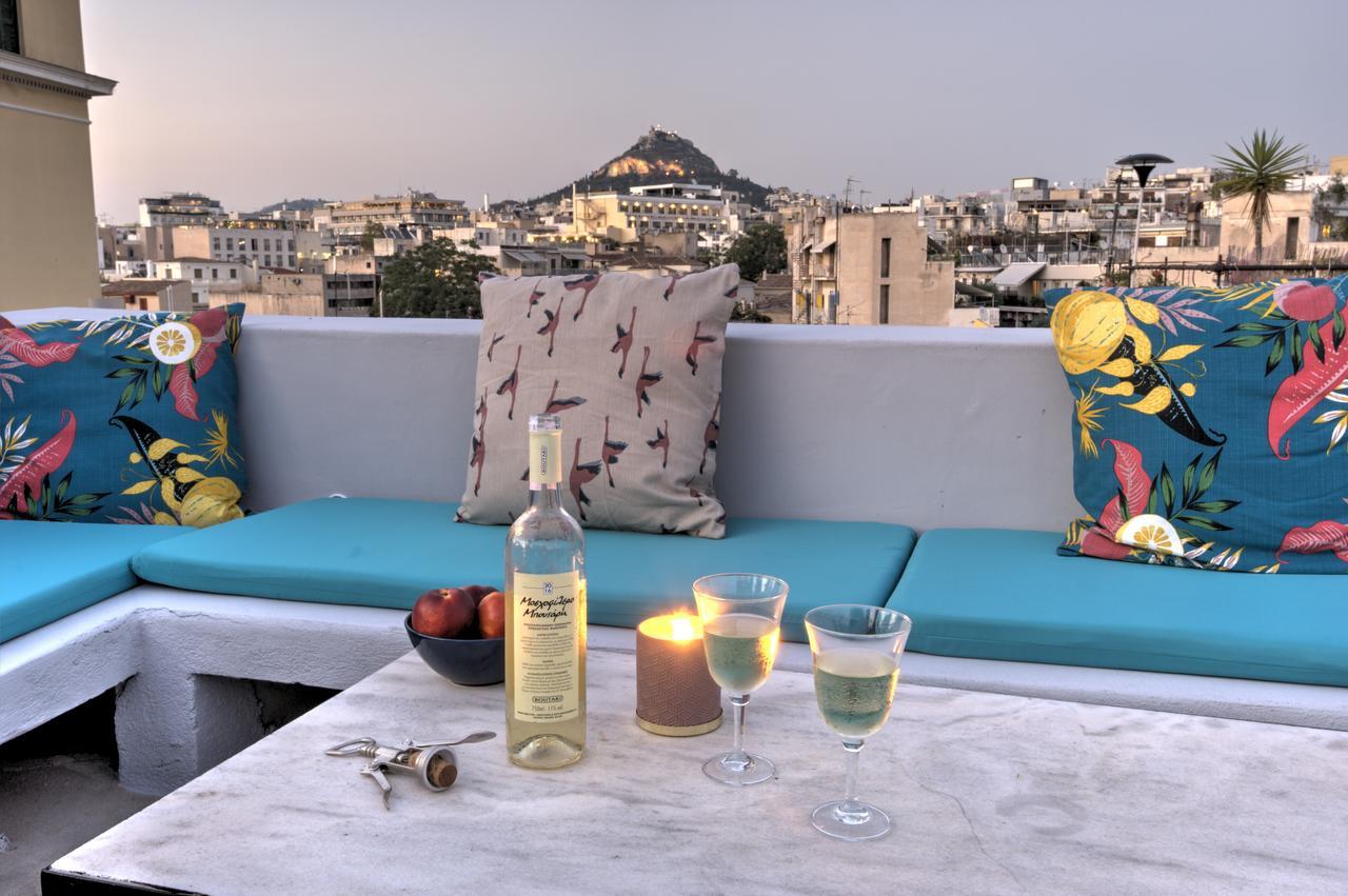 Aria Plaka Residence Athen Exterior foto