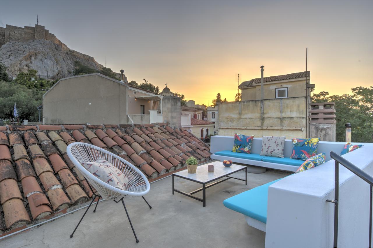 Aria Plaka Residence Athen Exterior foto