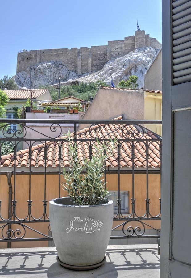 Aria Plaka Residence Athen Exterior foto
