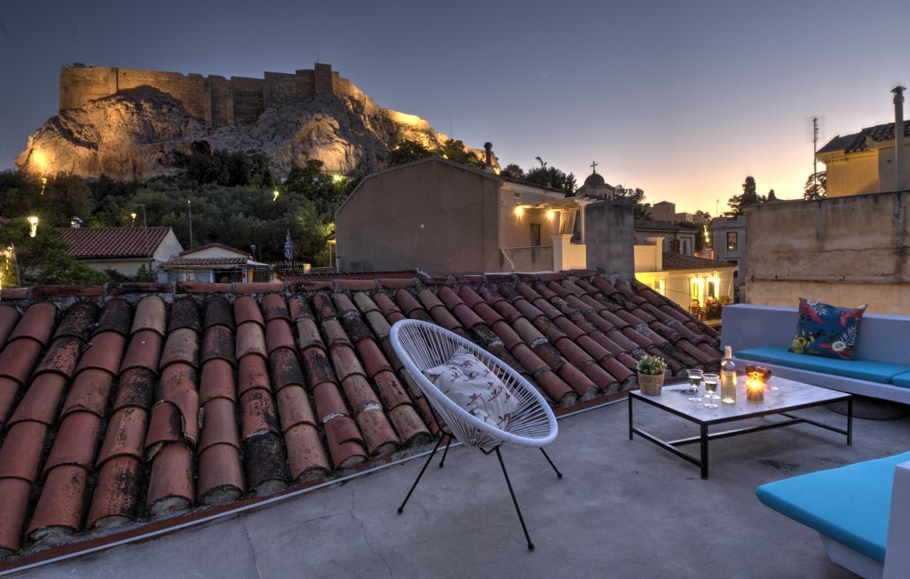 Aria Plaka Residence Athen Exterior foto