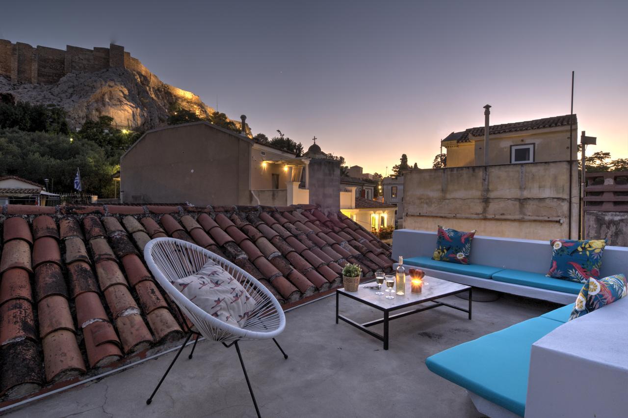 Aria Plaka Residence Athen Exterior foto